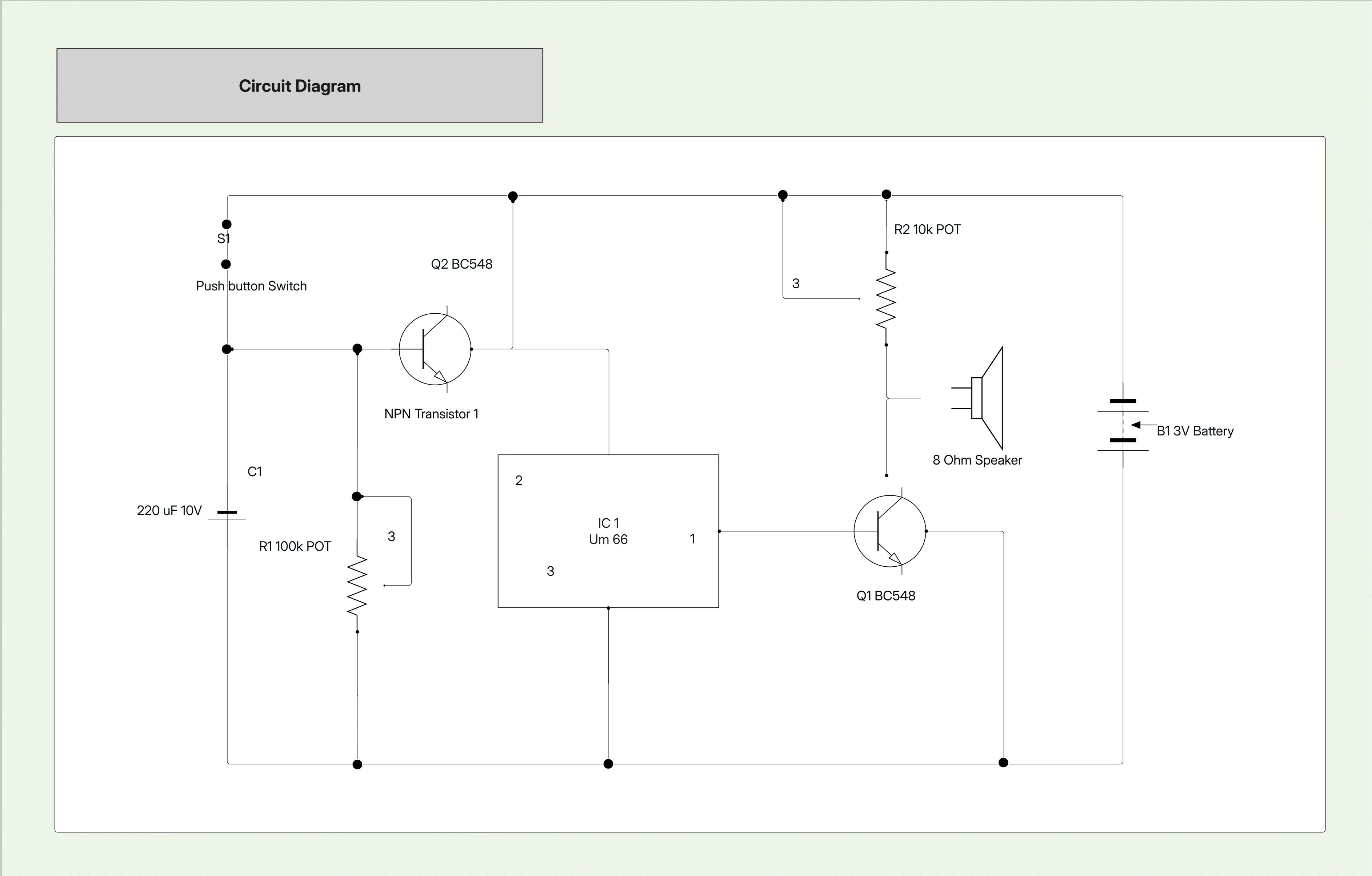Circuit Diagram Template for Electrical & Electronic Design